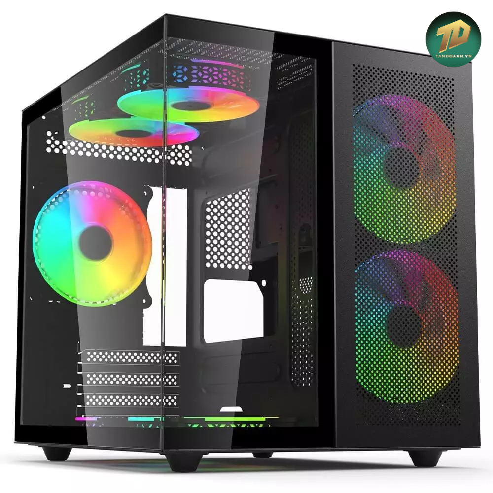 Case máy tính Infinity Cube – Micro-ATX Chassis ( không tặng kèm fan  )