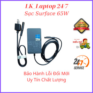Sạc laptop Surface Pro 3 4 5 6 7 8 65w 15v 4a Surface Book Surface LapTop 1 2 3 Mới 100%