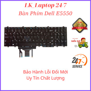 Bàn Phím E5550 Laptop Dell Latitude E5570 5580 Precision 3520 7510 7520 7710 7720 Có Led Có Chuột