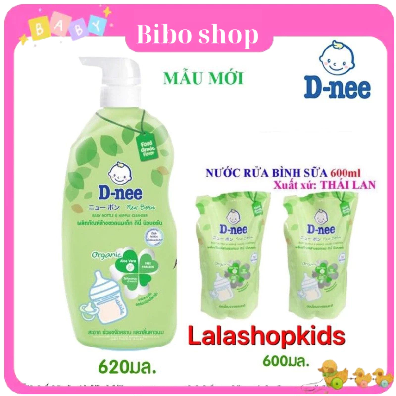 NƯỚC RỬA BÌNH SỮA DNEE 620mL- Thái Lan