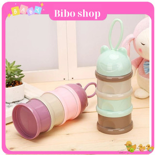 Hộp chia Sữa 3 ngăn có quai cầm