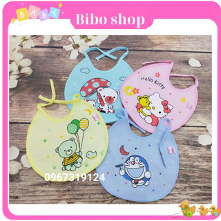 Yếm chống thấm sơ sinh buộc dây