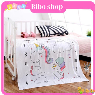Chăn Sợi Tre Lụa siêu mềm mát cho bé mùa hè thu (1m1 x 1m2)