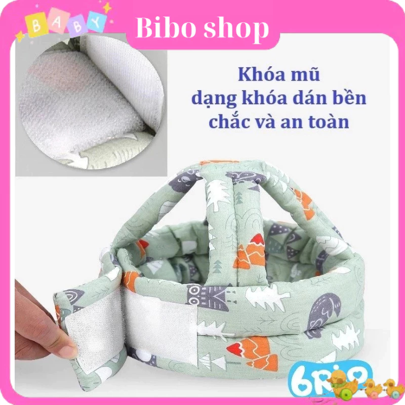 Mũ Bảo Hiểm Tập Bò , Tập Đi Cho Bé 5-36 Tháng , Bảo Vệ Đầu An Toàn