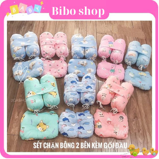 Bộ gối bông+chẹn bông Hàn Quốc siêu đẹp