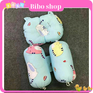 Bộ chặn kèm gối bông cho bé chất lụa cotton