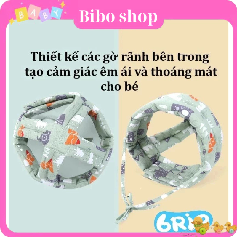 Mũ Bảo Hiểm Tập Bò , Tập Đi Cho Bé 5-36 Tháng , Bảo Vệ Đầu An Toàn