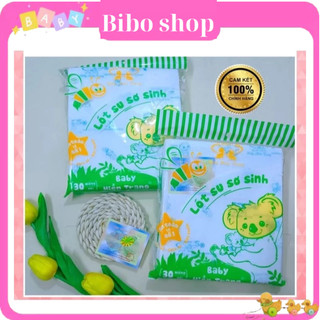 (30 miếng) Tấm Lót Sơ Sinh Baby Hiền Trang_ Loại Đẹp