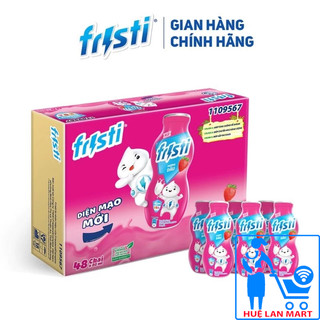 [CHÍNH HÃNG] Sữa Chua Uống Dutch Lady Fristi Hương Dâu Thùng 48 Lọ x 80ml