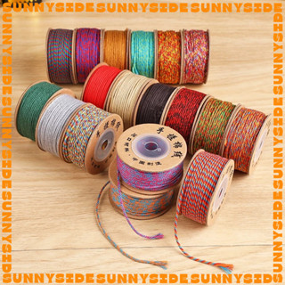 Dây Chỉ Ngũ Sắc Tây Tạng Sợi Cotton Đan Vòng Làm Handmade Trang Sức Thắt Vòng Phong Cách Dân Tộc