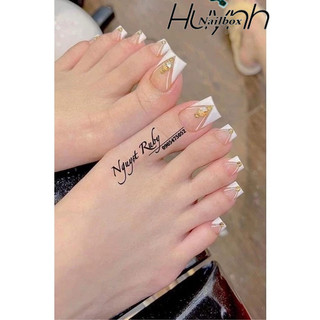 Nailbox móng úp chân vẽ đầu móng & đính đá