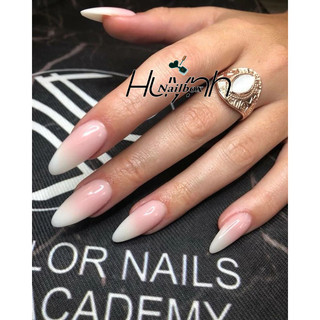 Nailbox móng úp sẳn thiết kế ombre thạch hồng nhẹ nhàng