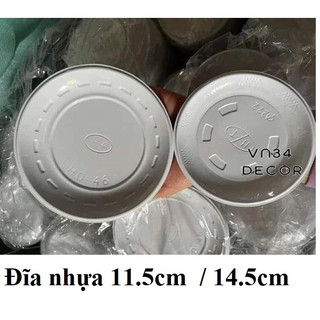[Đĩa Tròn] Bịch 1000 Đĩa Nhựa dùng 1 lần, đĩa nhựa ăn bánh kem, đĩa nhựa đựng bánh kem