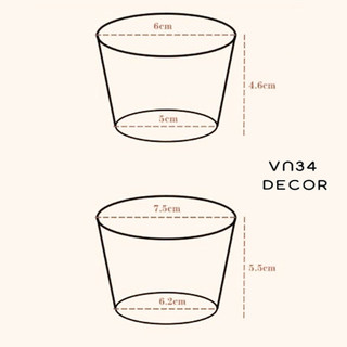 Lốc 50 chiếc cốc Cupcake giấy, ly giấy đựng bánh