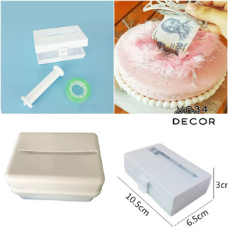 Hộp Rút Tiền trang trí bánh kem, trang trí bánh sinh nhật, ATM bánh kem, toppercake