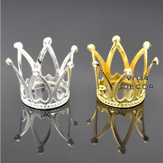 Vương miện Nhí trang trí bánh kem, vương miện trang trí bánh