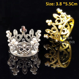 COMBO 10 Vương Miện Mini - Trang trí bánh kem, trang trí bánh Gato, trang trí bánh kem, trang trí bánh sinh nhật