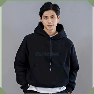 Áo hoodie trơn nỉ bông siêu dày unisex form rộng boxy basic, áo nỉ trơn hoodie phong cách hàn quốc.