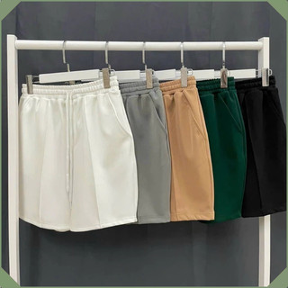 Quần short nỉ thun gân, quần đùi nỉ thun gân chống nhăn, quần thun nam co giãn thời trang unisex.
