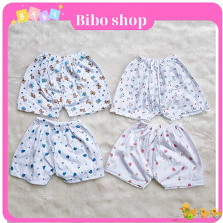 Quần đùi trắng sơ sinh cotton mềm đẹp