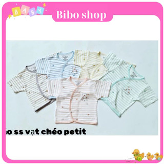 Áo sơ sinh cộc tay chất thun lạnh mềm mát