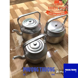 Ấm nhôm đun nước nhôm hải phòng - đủ kích cỡ dày mỏng