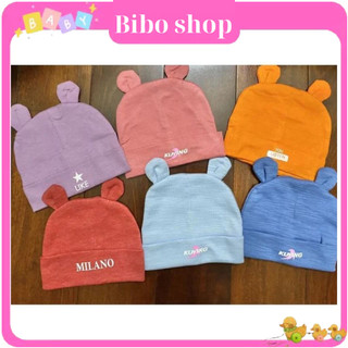Mũ cotton sơ sinh hàng cao cấp