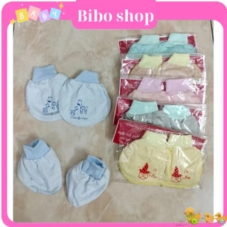 Sét Bao Tay Chân Thun Lạnh Cho Bé