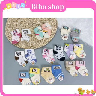 Tất len sơ sinh mềm mịn cho bé
