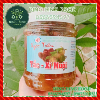 HSD: 04/08/2024 - Tắc Xí Muội Ngọc Trân (Hủ 1Kg), Nguyên Liệu Pha Chế, Mứt Trái Cây, Ăn Vặt Siêu Ngon, DING DING FOOD