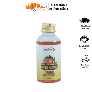 Tinh mùi câu cá Hương Mật Ong dạng nước chay 50ml dùng trộn mồi câu cá chép, cá rô, cá trê