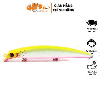 Mồi lure câu cá minnow Hirushima Lipless 120 chuyên cho chẽm Hitalure