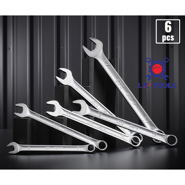 Bộ cờ lê vòng miệng KTC Nhật gồm 7 cỡ từ 8-19mm - MADE IN JAPAN - Được sử dụng trong hãng YAMAHA