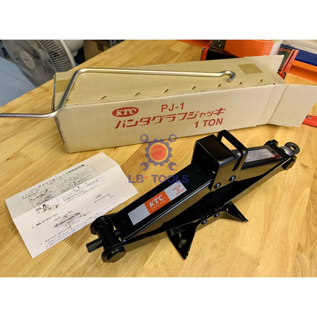 🎌Made in Japan 🎌Kích nâng chữ A KTC Nhật 1 tấn PJ-1 - Con đội nhật, kích nâng gầm ô tô Kyoto Tool