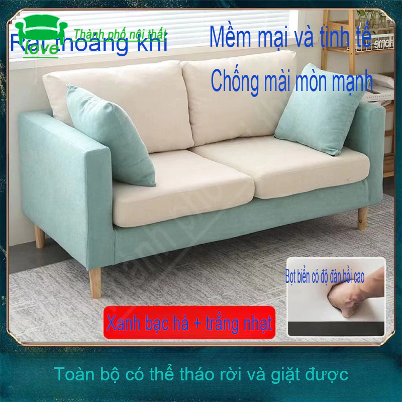 Căn hộ nhỏ đơn giản hiện đại sofa phòng khách cho thuê nhà phòng ngủ sofa có thể tháo rời và giặt được | BigBuy360 - bigbuy360.vn