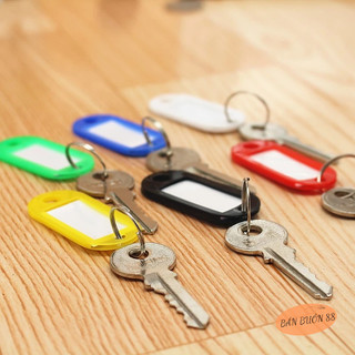 Name tag vali - thẻ ghi chú, ghi nhớ móc chìa khóa đa năng, thẻ đeo đánh dấu bảng tên cho học sinh, nhân viên 88447