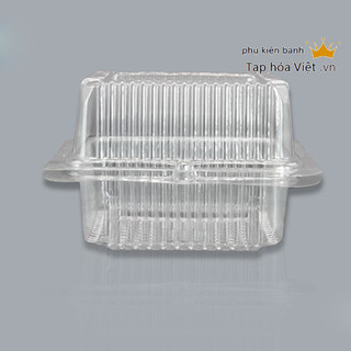 [Hộp H05] Lốc 100 Hộp Nhựa đựng bánh, hộp vuông to