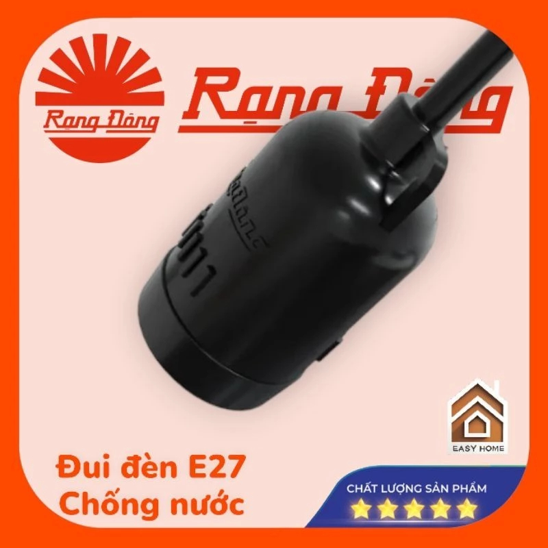 Đui đèn Rạng Đông E27, chống nước, độ bền cao