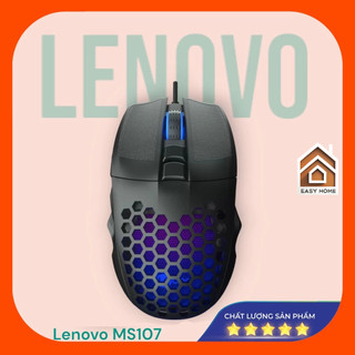 Chuột dây Gamming lenovo lecoo MS107 LED RGB ,Chất liệu chống mồ hôi