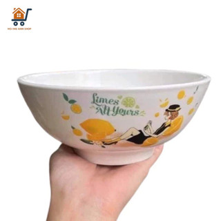 Bộ 2 Tô Sứ Loe 18cm Trắng Trơn / Trắng Hoạ Tiết Tráng Men Cao Cấp - Tô Đựng Canh, Phở
