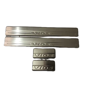 Ốp bậc ngoài vios 2014 - 2018 inox