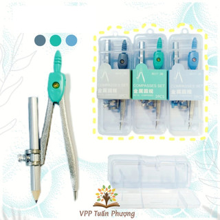 Compa chì gỗ hộp nhựa nhỏ gọn | cp 8017