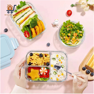 GIÁ TỐT - Hộp Cơm Thủy Tinh Chịu Nhiệt Nhiều Size - Nắp Có Ron Chống Tràn - Đựng Thực Phẩm
