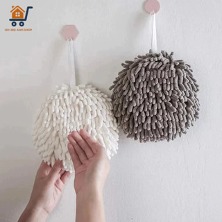 Khăn Lau Tay Nhà Bếp, Nhà Tắm Quả Bông Tròn - Mềm Mại, Thấm Hút Tốt