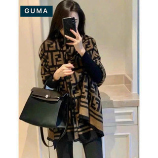 Khăn quàng cổ Fen.di cao cấp,Khăn choàng Chất Len Ép Mềm Size 65cm X 190cm