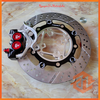 Heo s6r/t 4pis mini đen/đỏ + pát cnc + đĩa frando size 260mm >>> gắn sirius 110/ ex135