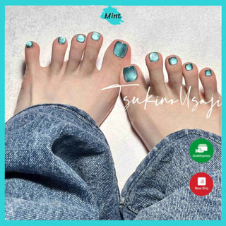 Nail box móng úp chân mắt mèo siêu sáng xanh lục bảo nb94 nailbox chân mắt mèo - annienails