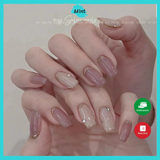 Nailbox thiết kế thủ công nb91 nail box hàn đơn giản nhẹ nhàng -annienails