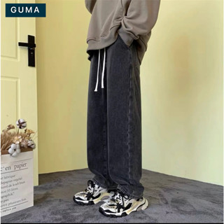 Quần jean nam 4 màu RETRO ống rộng CẠP CAO, Quần bò nam ống suông dáng suông rộng xu hướng 2024