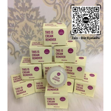 Sáp Tháo Mi hàn quốc KHÔNG CAY_Kem tháo mi Chuẩn Hàn 5gr_Đức Eyelashs